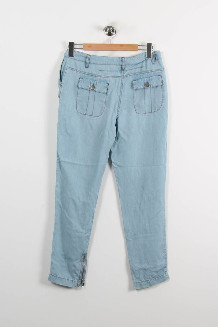 Pantalon Bleu Clair - Taille XL/42 de la marque Gerard Darel | PARAD71913 - Vendu par Paradigme - Image 4