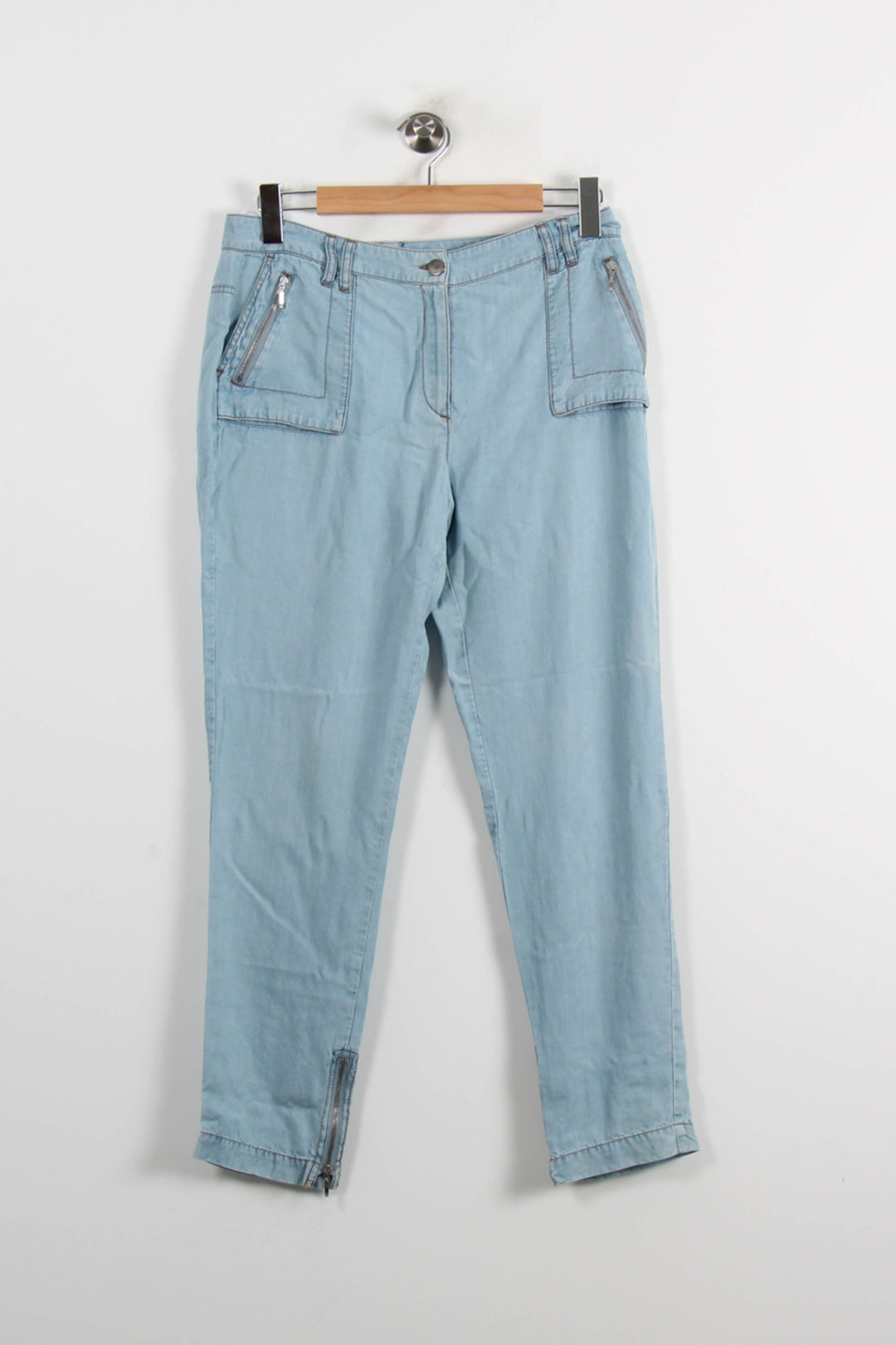 Pantalon Bleu Clair - Taille XL/42 de la marque Gerard Darel | PARAD71913 - Vendu par Paradigme - Image 2