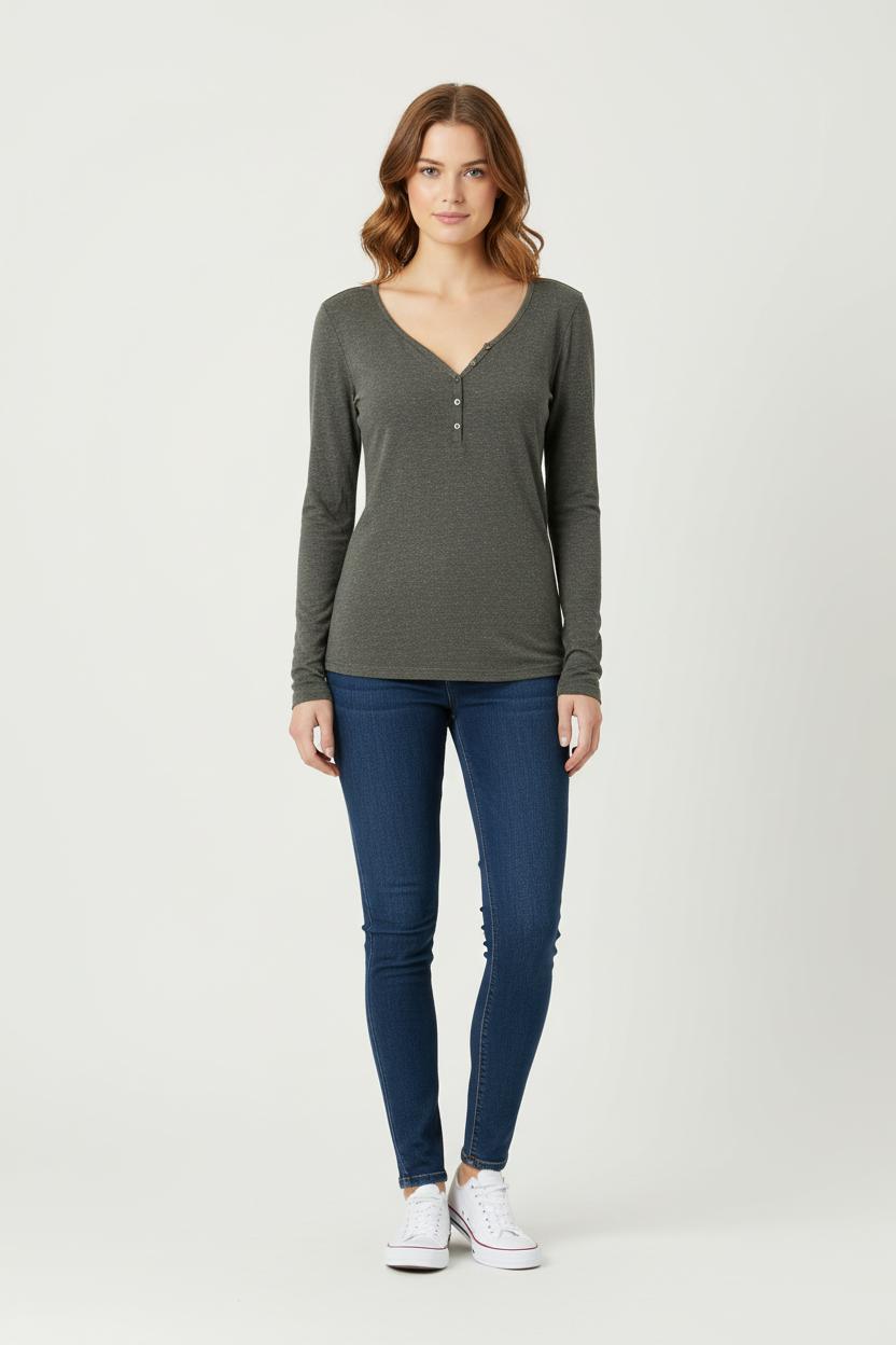 Top Vert - Taille M/38 de la marque IKKS | PARAD71915 - Vendu par Paradigme - Image 1