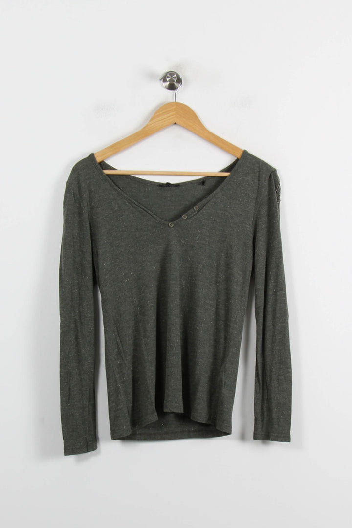 Top Vert - Taille M/38 de la marque IKKS | PARAD71915 - Vendu par Paradigme - Image 2