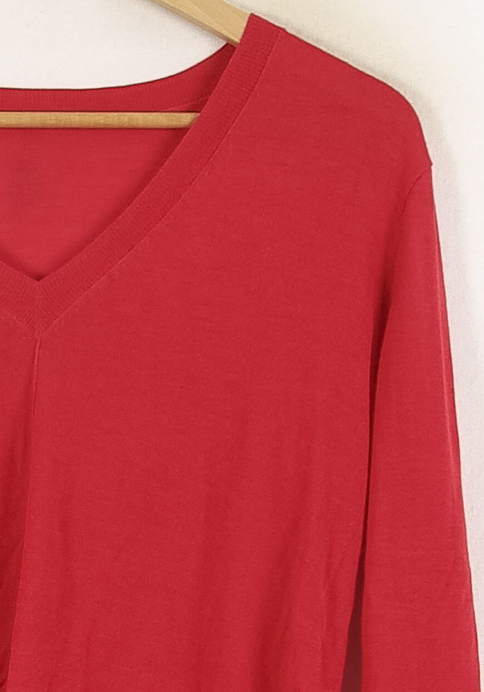 Pull Rouge - Taille S/36 de la marque Bérénice | PARAD71917 - Vendu par Paradigme - Image 3