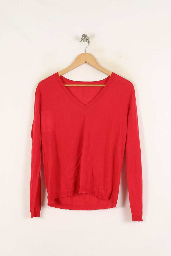 Pull Rouge - Taille S/36 de la marque Bérénice | PARAD71917 - Vendu par Paradigme - Image 2