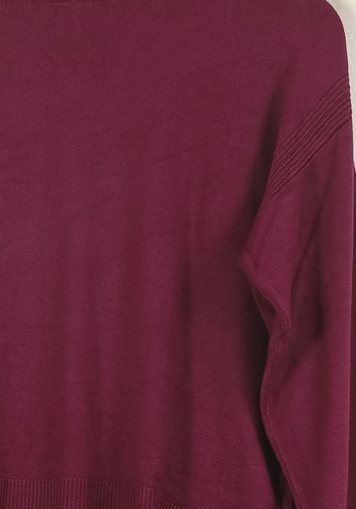 Pull Violet - Taille S/36 de la marque La Fée Maraboutée | PARAD71920 - Vendu par Paradigme - Image 3