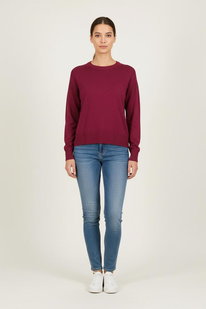 Pull Violet - Taille S/36 de la marque La Fée Maraboutée | PARAD71920 - Vendu par Paradigme - Image 1