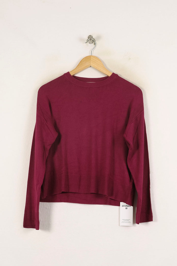 Pull Violet - Taille S/36 de la marque La Fée Maraboutée | PARAD71920 - Vendu par Paradigme - Image 2