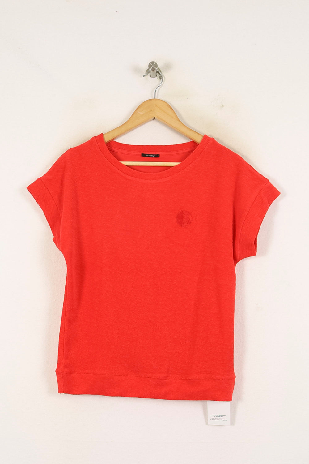 Tee-shirt Rouge - Taille S/36 de la marque One Step | PARAD71934 - Vendu par Paradigme - Image 2