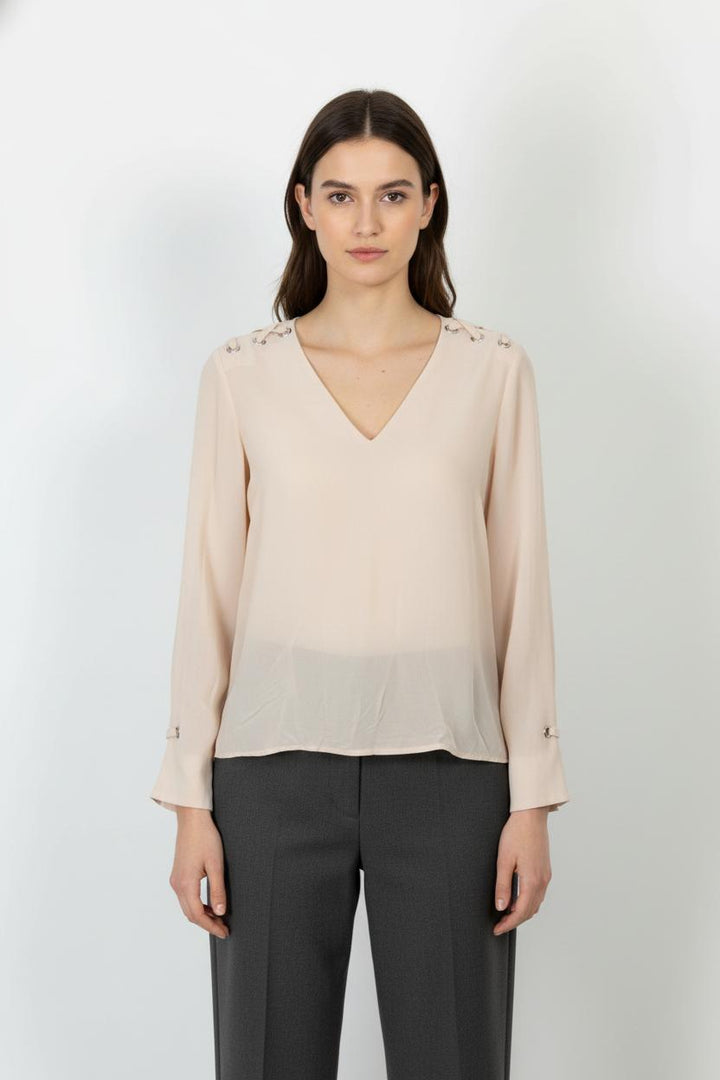 Blouse Rose - Taille S/36 de la marque IKKS | PARAD71944 - Vendu par Paradigme - Image 1