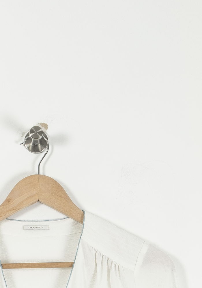 Blouse Blanche - Taille S/36 de la marque IKKS | PARAD71946 - Vendu par Paradigme - Image 3