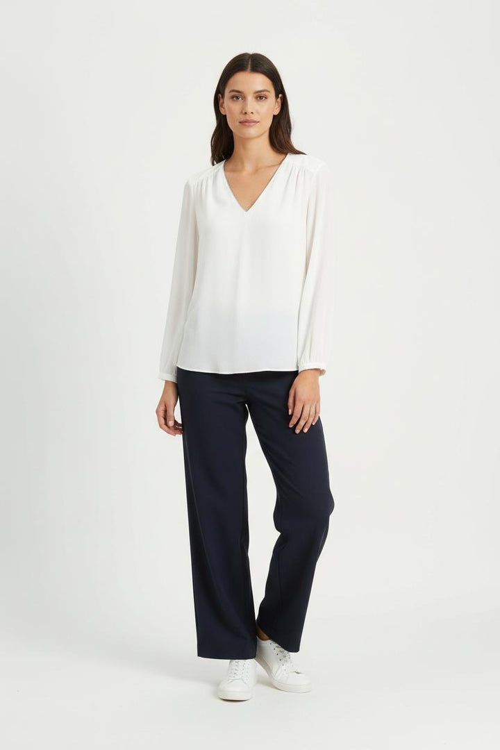 Blouse Blanche - Taille S/36 de la marque IKKS | PARAD71946 - Vendu par Paradigme - Image 1