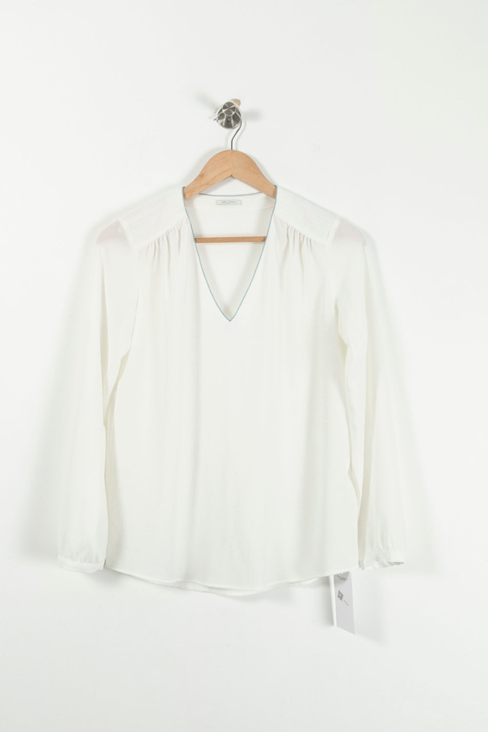 Blouse Blanche - Taille S/36 de la marque IKKS | PARAD71946 - Vendu par Paradigme - Image 2