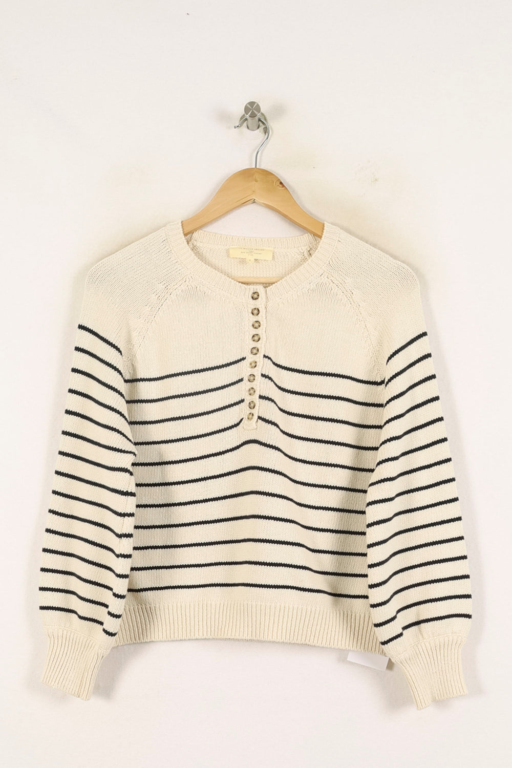 Pull Rayé Beige et Noir - Taille S/36 de la marque Sézane | PARAD71961 - Vendu par Paradigme - Image 2
