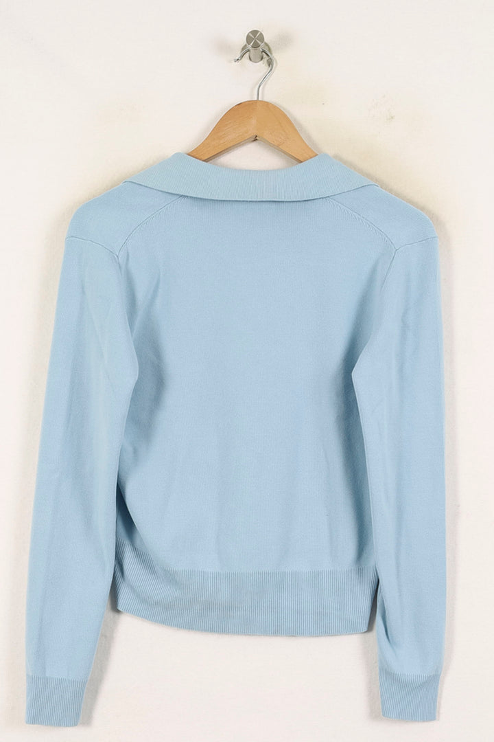 Pull Col Polo Bleu - Taille S/36 de la marque ZAPA | PARAD71962 - Vendu par Paradigme - Image 4