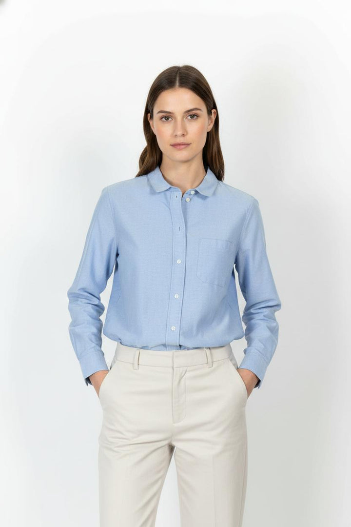 Chemise Bleue - Taille M/38 de la marque Sézane | PARAD71963 - Vendu par Paradigme - Image 1