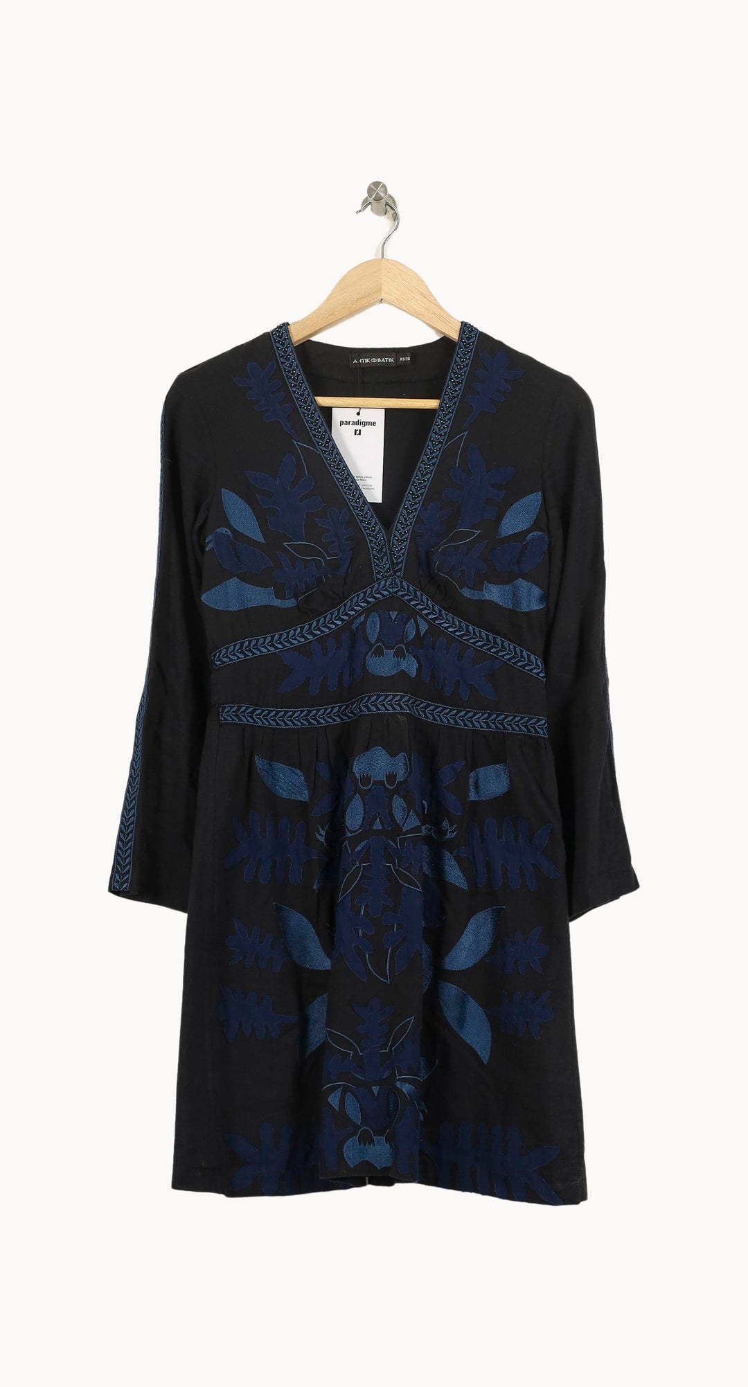 Robe Midi Noire et Bleue - Taille S/36 de la marque Antik Batik | PARAD71968 - Vendu par Paradigme - Image 2
