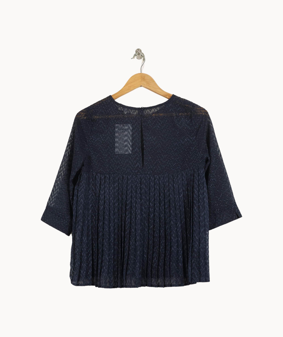 Blouse en Dentelle Bleue - Taille M/38 de la marque Grace & Mila | PARAD71981 - Vendu par Paradigme - Image 4