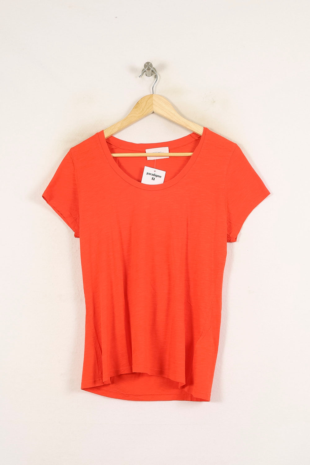 Tee-shirt Orange - Taille M/38 de la marque American Vintage | PARAD71983 - Vendu par Paradigme - Image 2