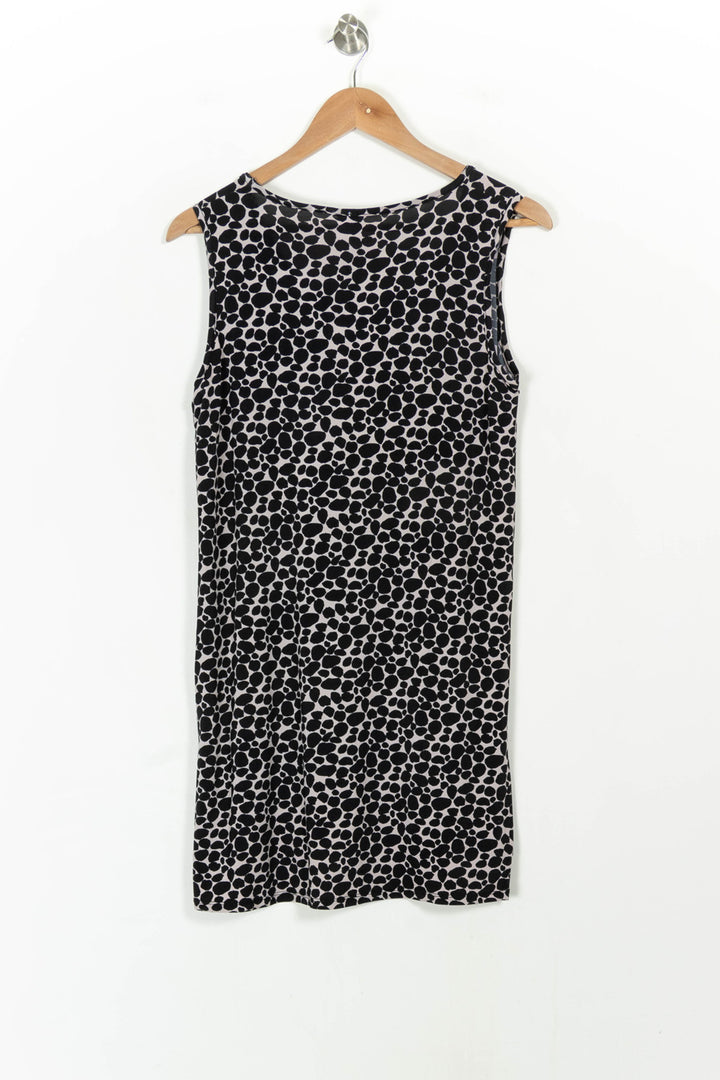 Robe Sans Manches Noire et Blanche - Taille M/38 de la marque Max Mara | PARAD71985 - Vendu par Paradigme - Image 4