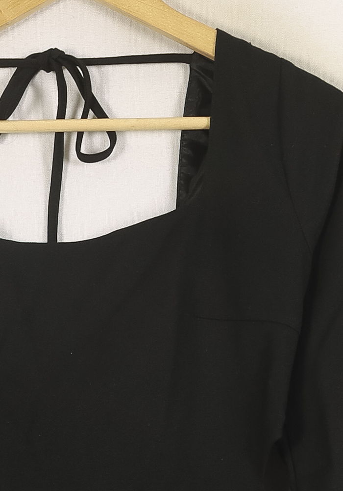 Robe Courte Noire - Taille XS/34 de la marque Bizance | PARAD71989 - Vendu par Paradigme - Image 3