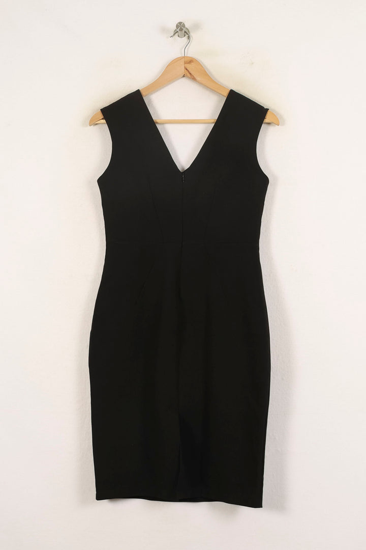 Robe Droite Noire - Taille M/38 de la marque La Fée Maraboutée | PARAD71991 - Vendu par Paradigme - Image 4
