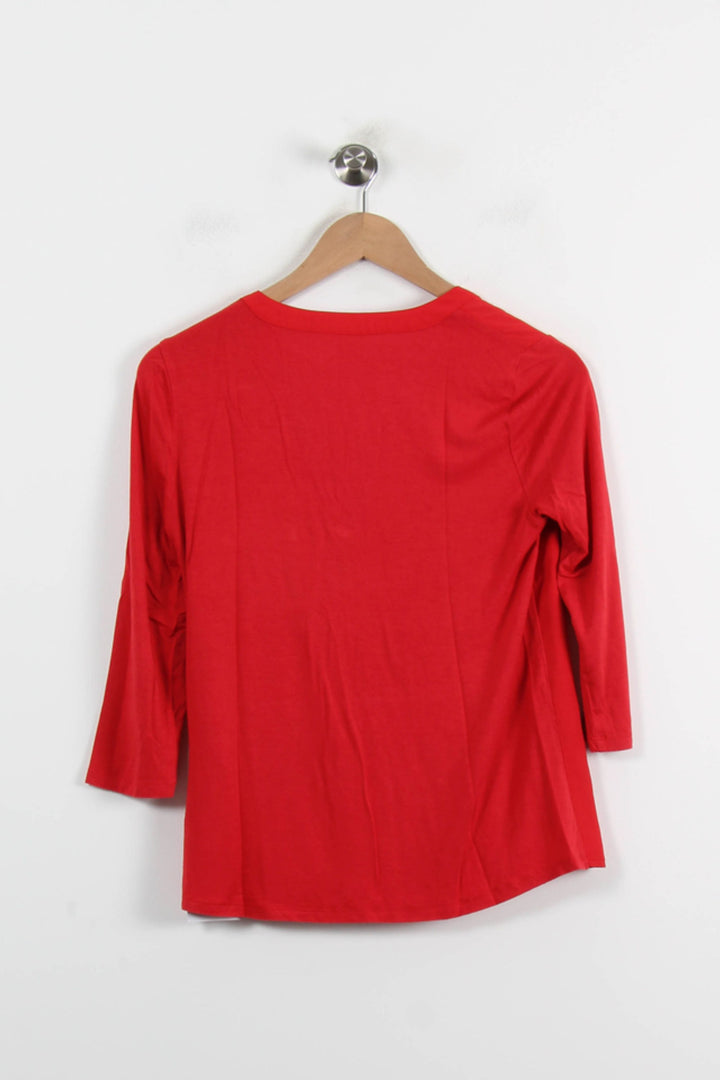 Blouse Rouge - Taille S/36 de la marque Maison 123 | PARAD71997 - Vendu par Paradigme - Image 4