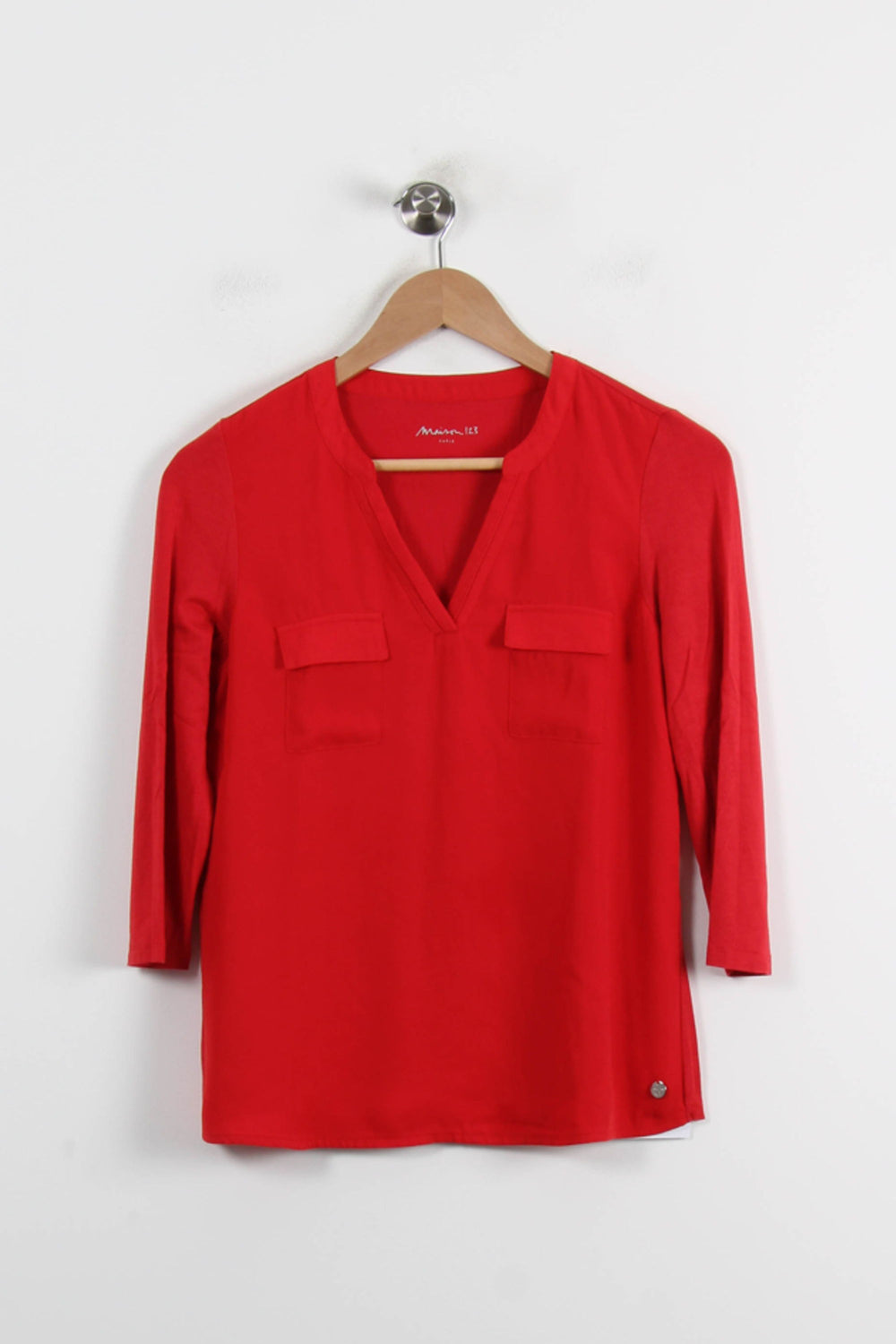 Blouse Rouge - Taille S/36 de la marque Maison 123 | PARAD71997 - Vendu par Paradigme - Image 2