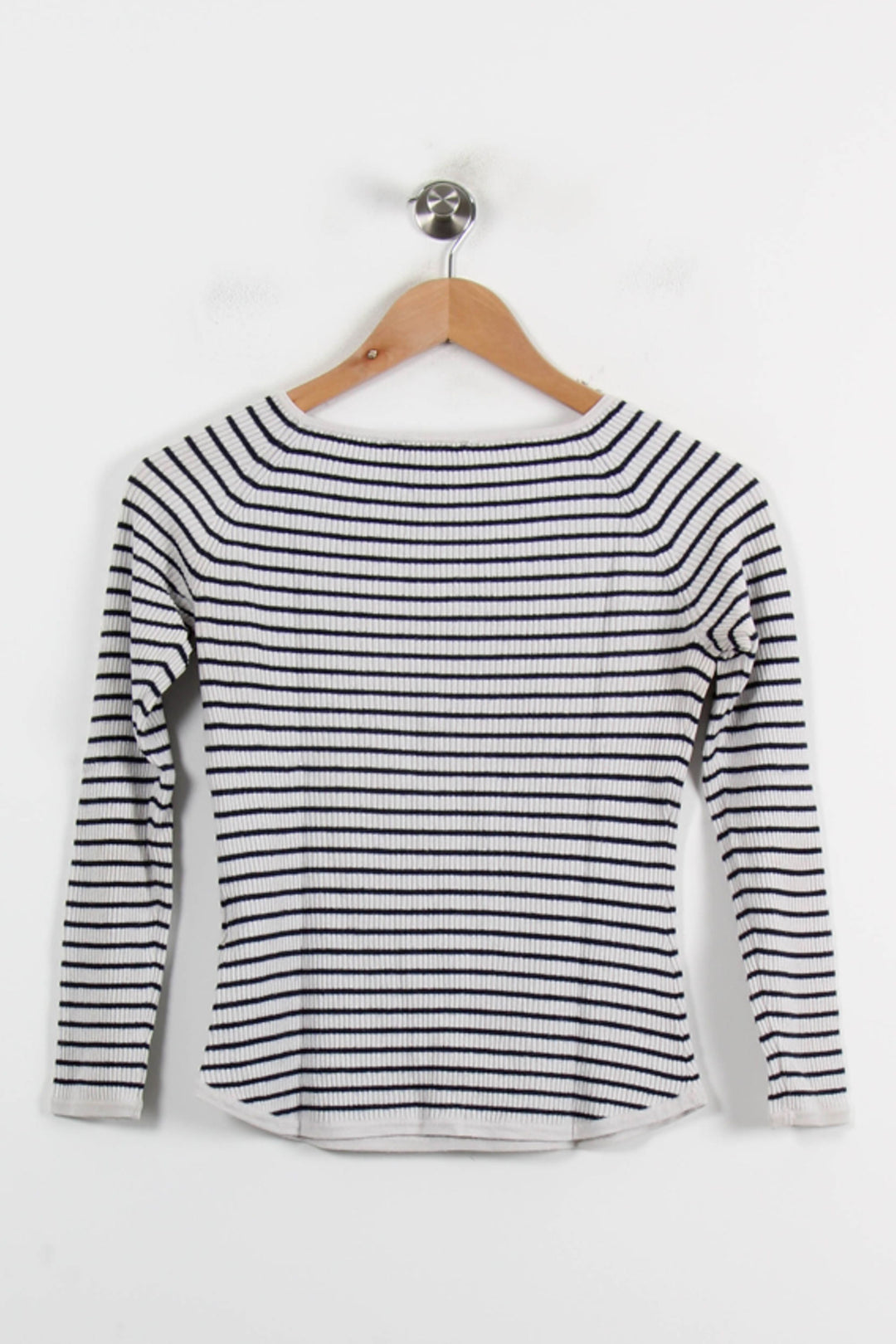 Marinière Blanche et Bleue - Taille S/36 de la marque Maison 123 | PARAD72008 - Vendu par Paradigme - Image 4