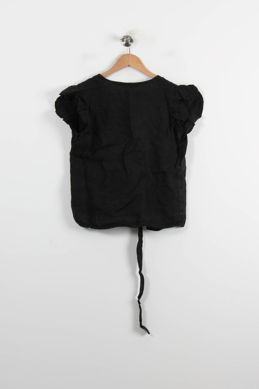 Blouse Noire - Taille S/36 de la marque La Fée Maraboutée | PARAD72010 - Vendu par Paradigme - Image 4