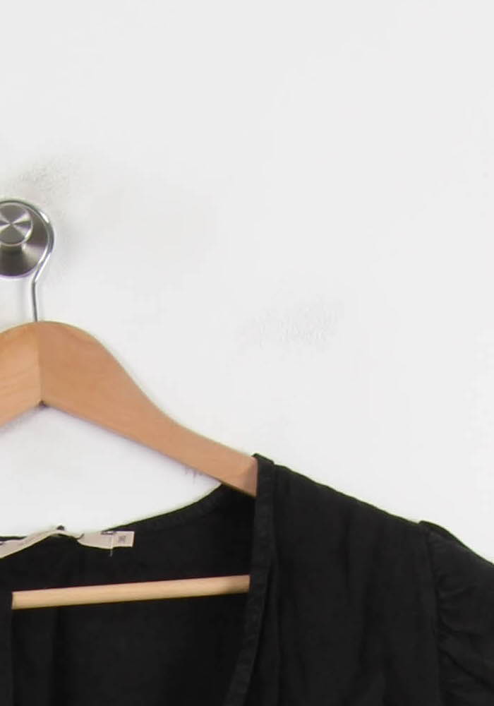 Blouse Noire - Taille S/36 de la marque La Fée Maraboutée | PARAD72010 - Vendu par Paradigme - Image 3