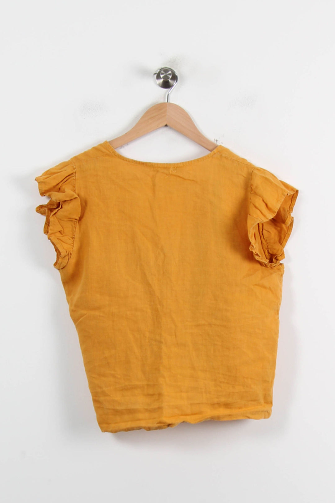 Blouse Jaune - Taille S/36 de la marque La Fée Maraboutée | PARAD72013 - Vendu par Paradigme - Image 4