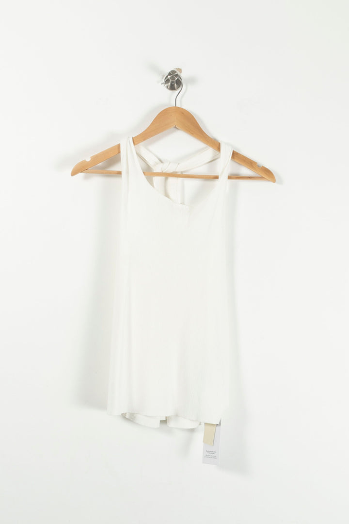 Débardeur Blanc - Taille L/40 de la marque Maje | PARAD72021 - Vendu par Paradigme - Image 2