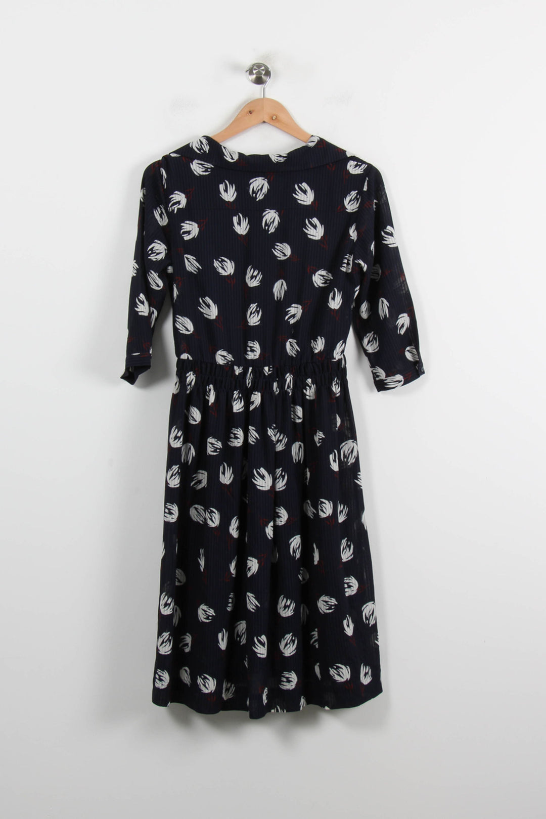 Robe Midi Noire et Blanche - Taille S/36 de la marque Comptoir des Cotonniers | PARAD72024 - Vendu par Paradigme - Image 4