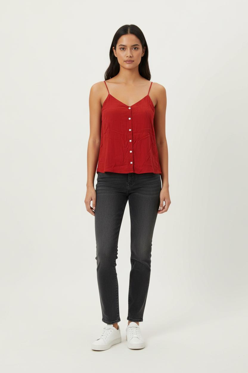 Débardeur Rouge - Taille S/36 de la marque Des petits hauts | PARAD72033 - Vendu par Paradigme - Image 1