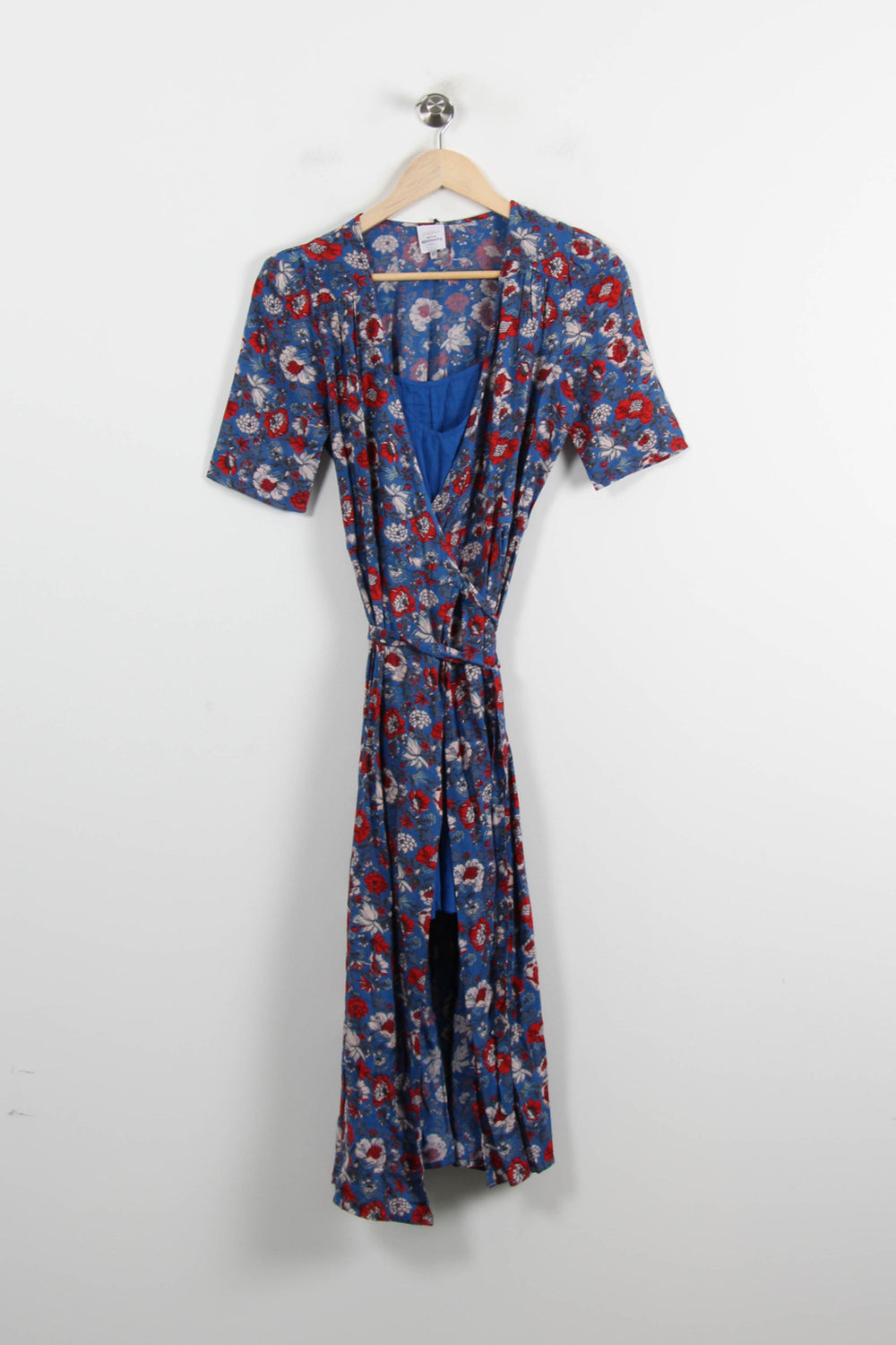 Robe Longue Bleue et Rouge - Taille XS/34 de la marque Petite Mendigote | PARAD72042 - Vendu par Paradigme - Image 2