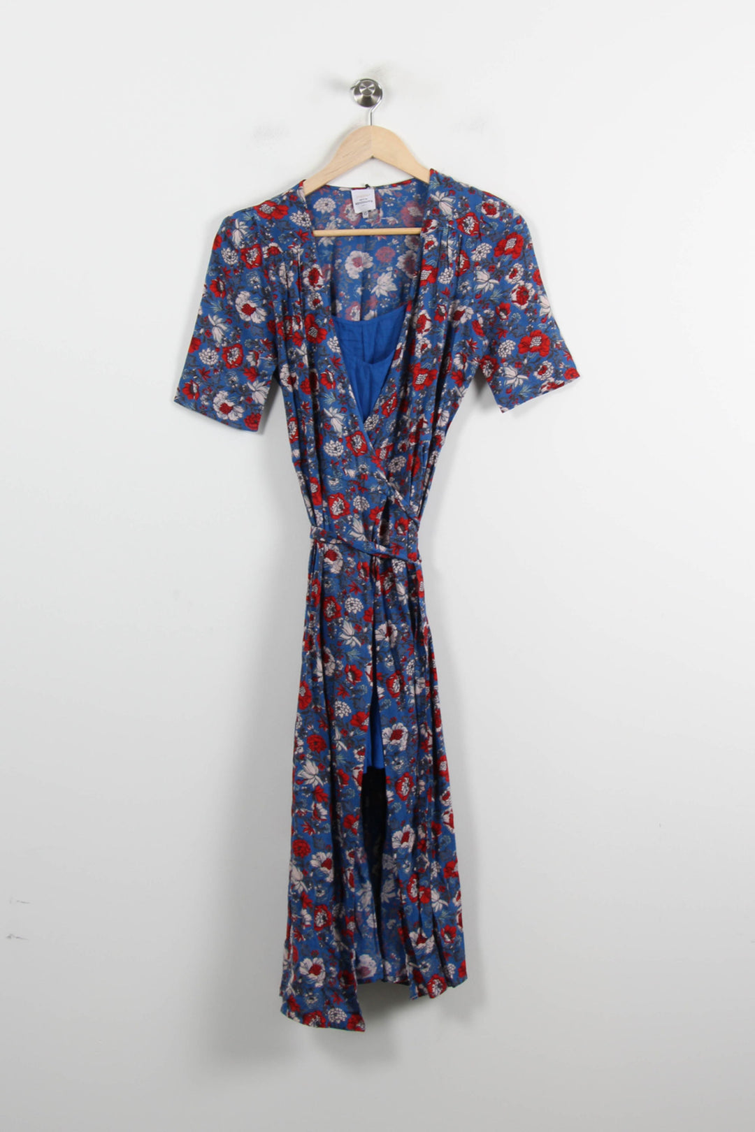 Robe Longue Bleue et Rouge - Taille XS/34 de la marque Petite Mendigote | PARAD72042 - Vendu par Paradigme - Image 2