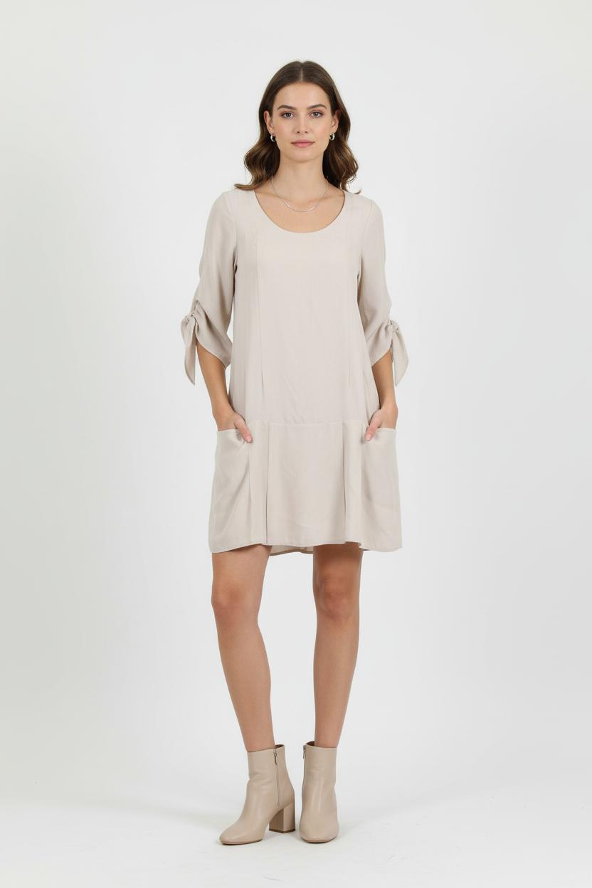 Robe Courte Beige - Taille XS/34 de la marque IRO | PARAD72047 - Vendu par Paradigme - Image 1