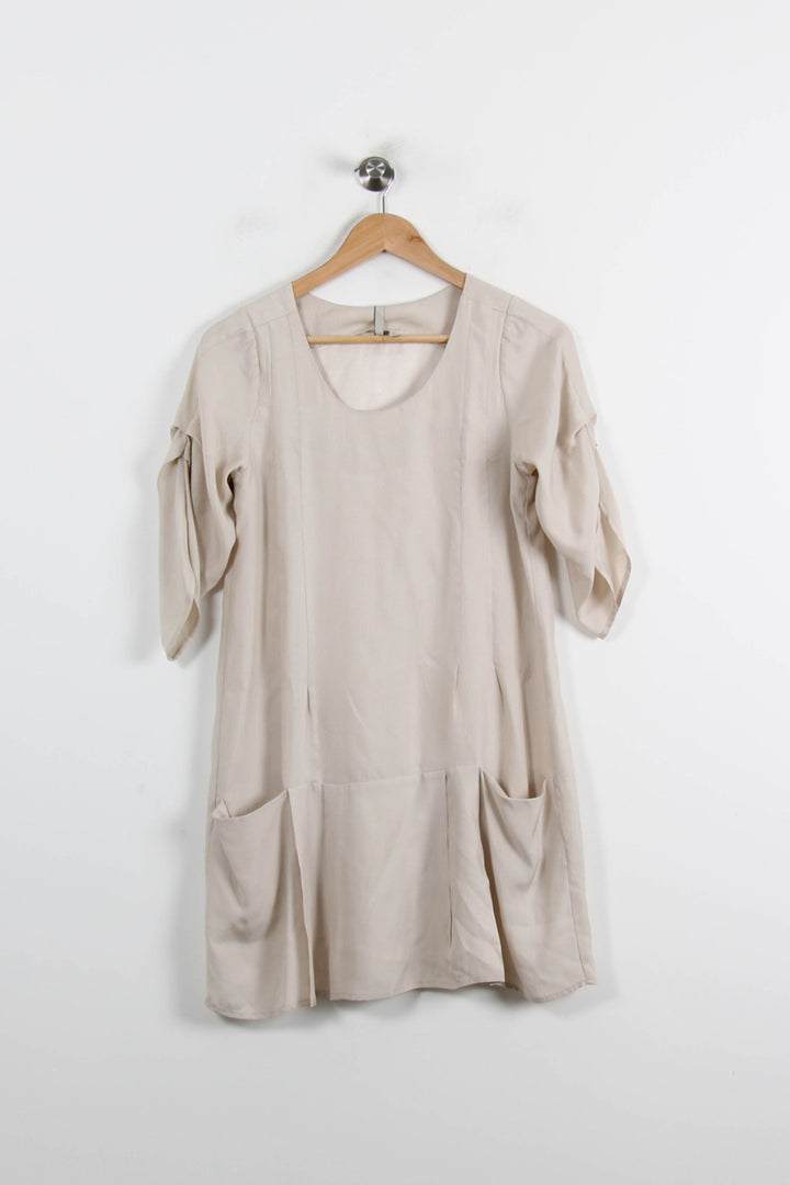 Robe Courte Beige - Taille XS/34 de la marque IRO | PARAD72047 - Vendu par Paradigme - Image 2