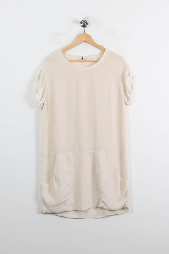 Robe T-shirt Beige - Taille S/36 de la marque Maje | PARAD72049 - Vendu par Paradigme - Image 2