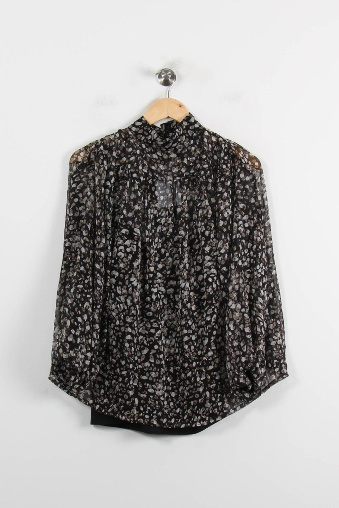 Blouse Noire et Blanche - Taille S/36 de la marque Suncoo | PARAD72050 - Vendu par Paradigme - Image 4