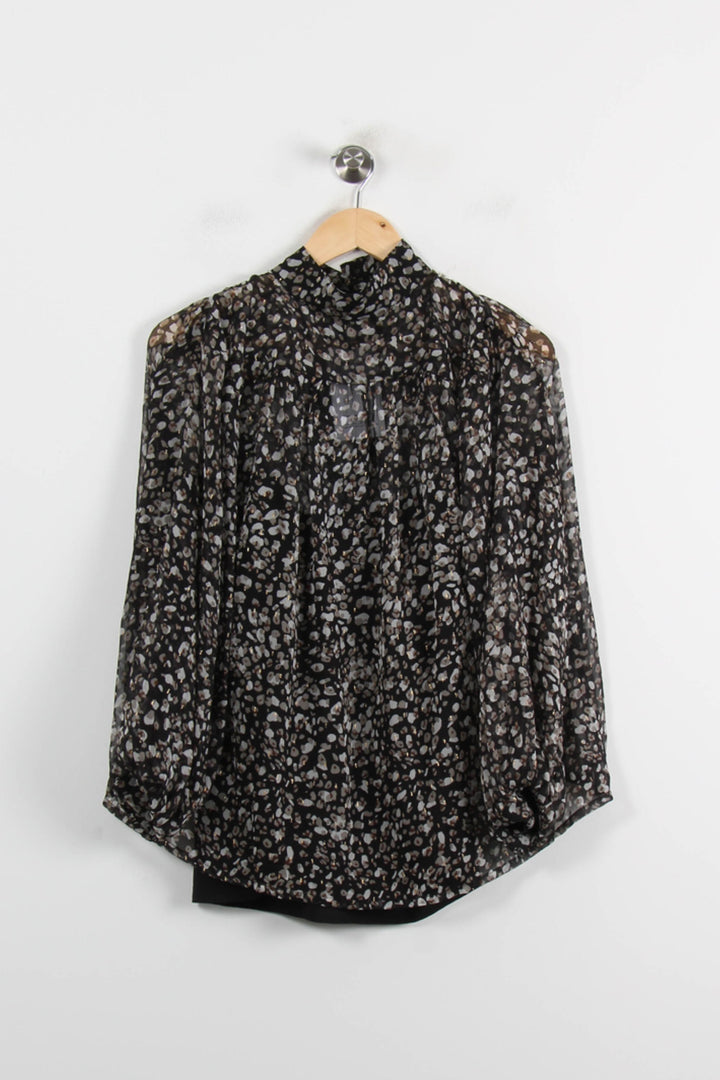 Blouse Noire et Blanche - Taille S/36 de la marque Suncoo | PARAD72050 - Vendu par Paradigme - Image 4