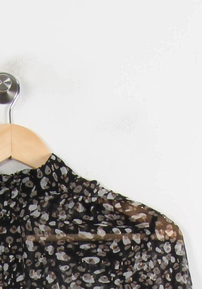 Blouse Noire et Blanche - Taille S/36 de la marque Suncoo | PARAD72050 - Vendu par Paradigme - Image 3