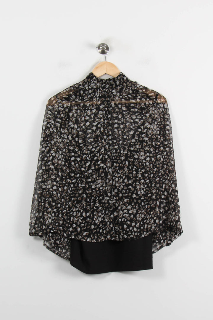 Blouse Noire et Blanche - Taille S/36 de la marque Suncoo | PARAD72050 - Vendu par Paradigme - Image 2