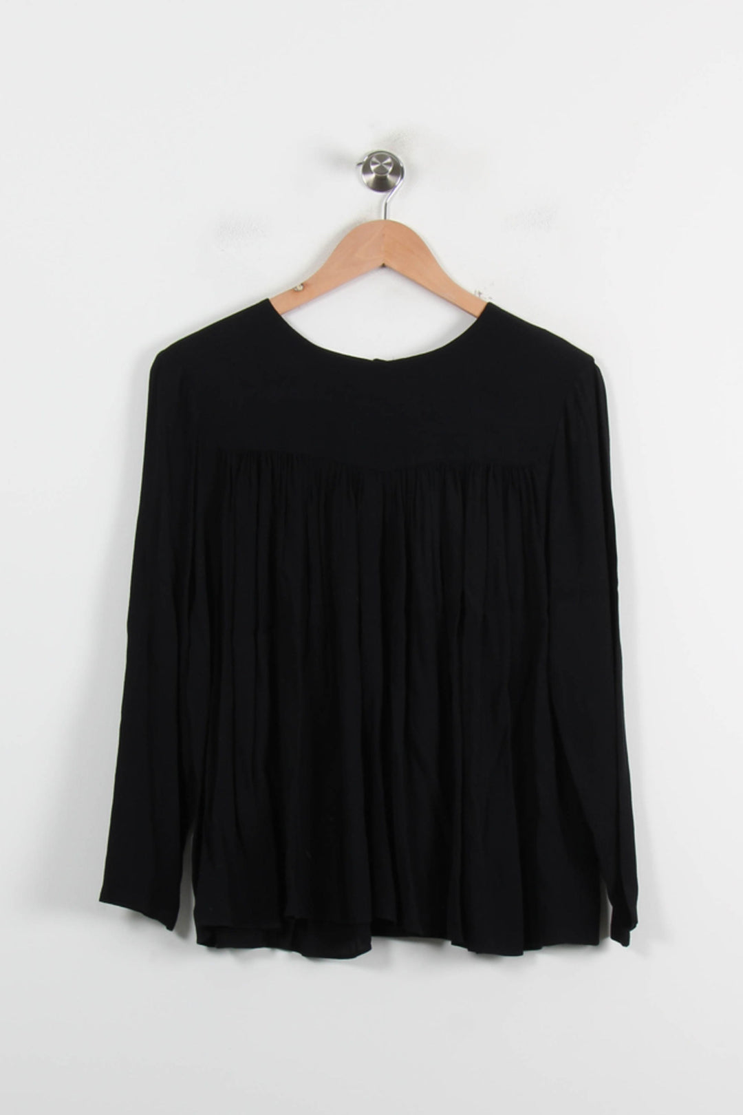 Blouse Noire - Taille M/38 de la marque American Vintage | PARAD72053 - Vendu par Paradigme - Image 2