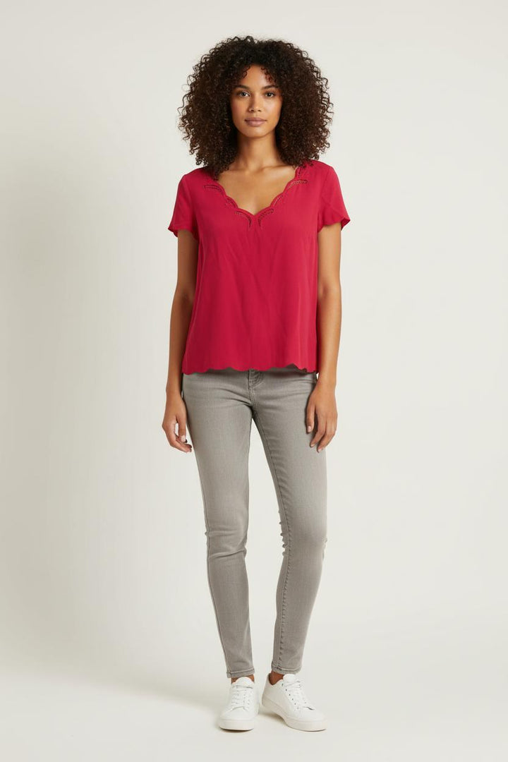 Blouse Rose - Taille L/40 de la marque Sézane | PARAD72056 - Vendu par Paradigme - Image 1