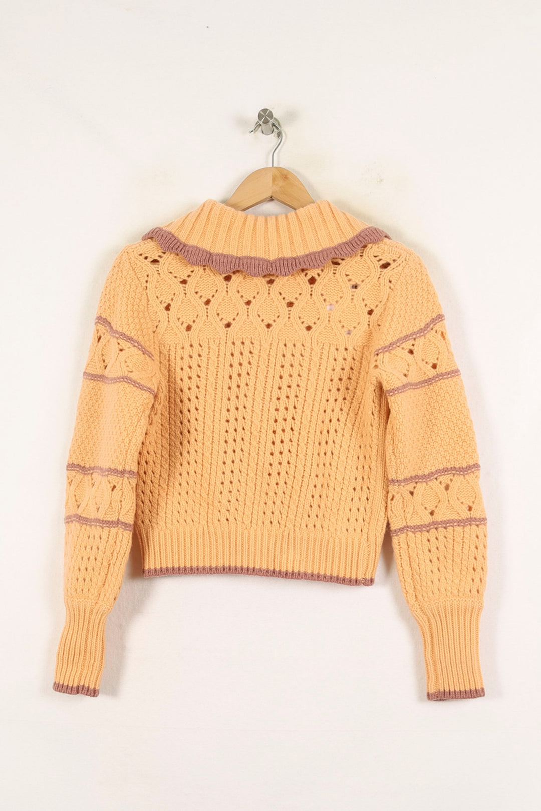 Pull Orange et Mauve - Taille S/36 de la marque Bérénice | PARAD72060 - Vendu par Paradigme - Image 4