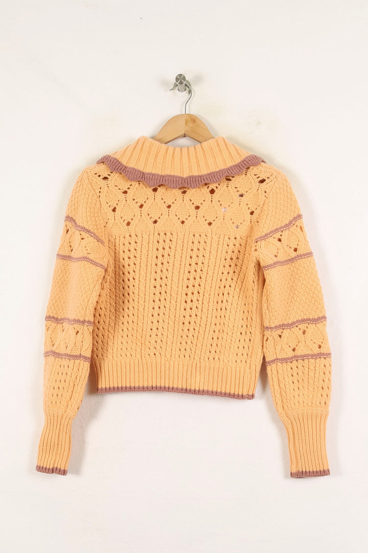 Pull Orange et Mauve - Taille S/36 de la marque Bérénice | PARAD72060 - Vendu par Paradigme - Image 4