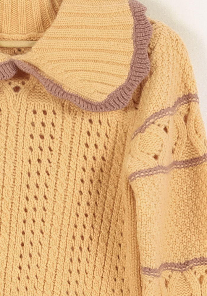 Pull Orange et Mauve - Taille S/36 de la marque Bérénice | PARAD72060 - Vendu par Paradigme - Image 3