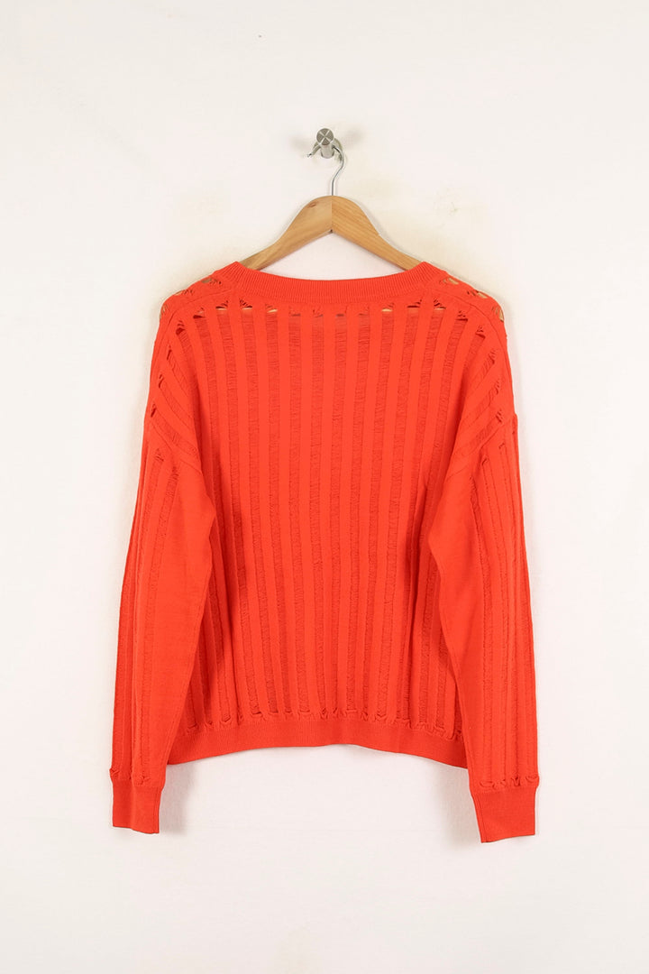 Pull Rouge - Taille S/36 de la marque Bérénice | PARAD72061 - Vendu par Paradigme - Image 4