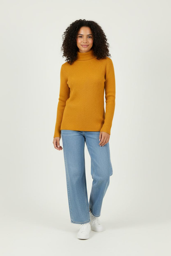 Pull Col Roulé Orange - Taille S/36 de la marque Bérénice | PARAD72062 - Vendu par Paradigme - Image 1