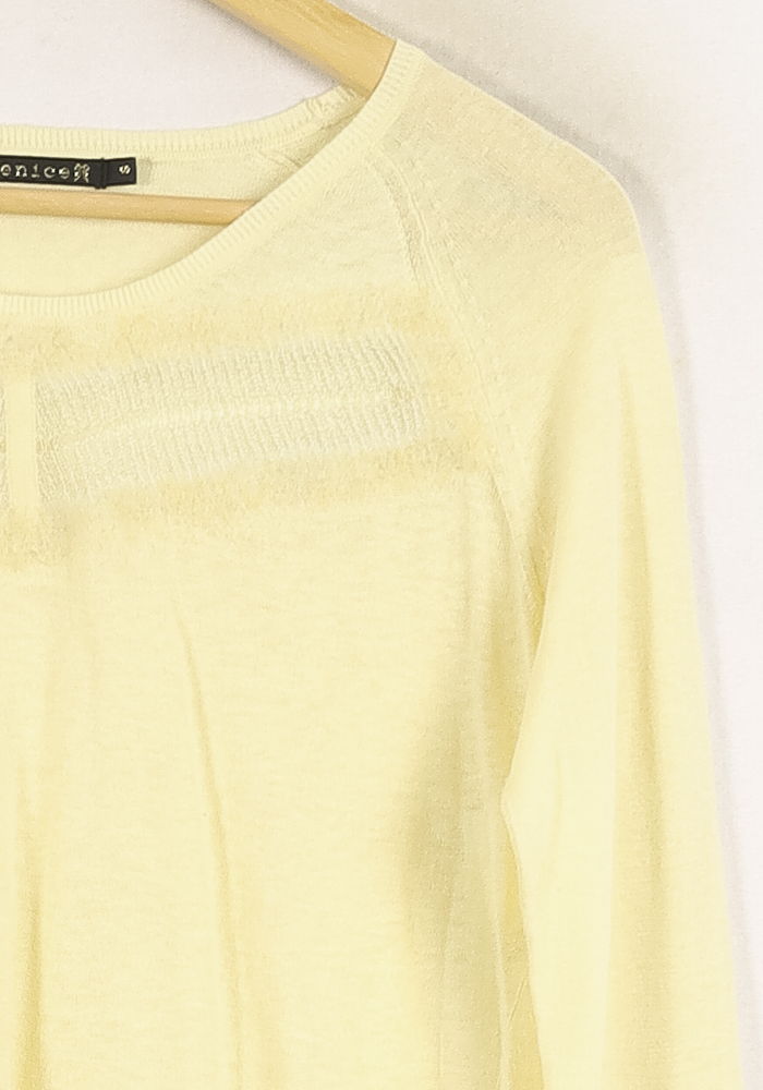 Pull Jaune - Taille S/36 de la marque Bérénice | PARAD72067 - Vendu par Paradigme - Image 3