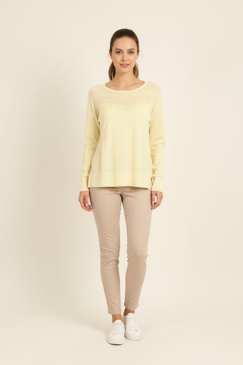 Pull Jaune - Taille S/36 de la marque Bérénice | PARAD72067 - Vendu par Paradigme - Image 1